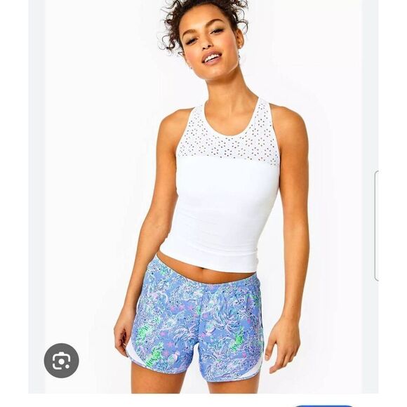 Lilly Pulitzer Ocean Trail Short Blue Peri The Turtle Package Size XS NWT - Picture 1 of 6